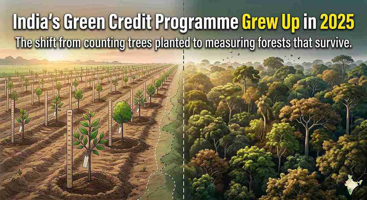 Green Credit Programme India: What Changed in 2025 and Why It Matters